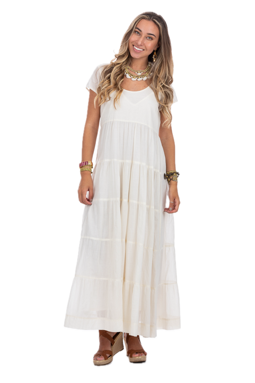 Hanna Shell Cotton Summer Dress