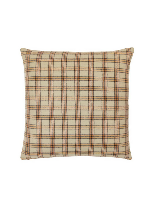 Highlands Mint Plaid Wool Pillow