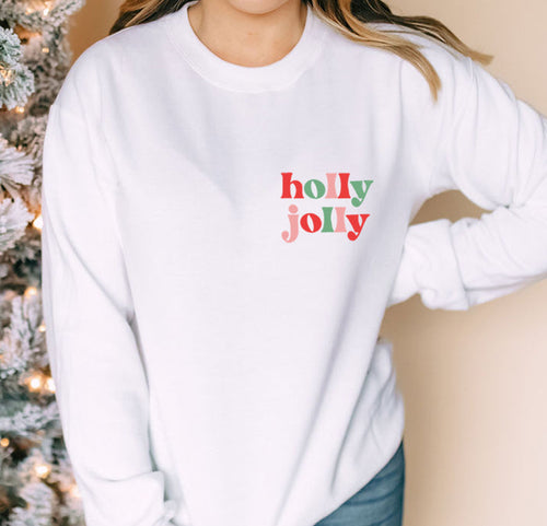 Holly Jolly crewneck sweatshirt