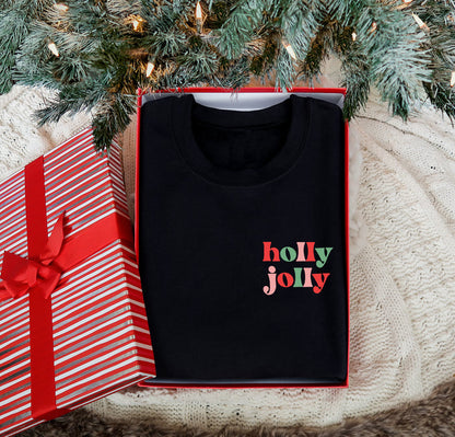 Holly Jolly crewneck sweatshirt, product photo 3