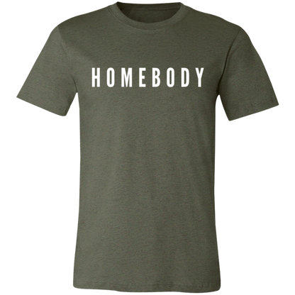 Homebody graphic t-shirt in Heather Military Green