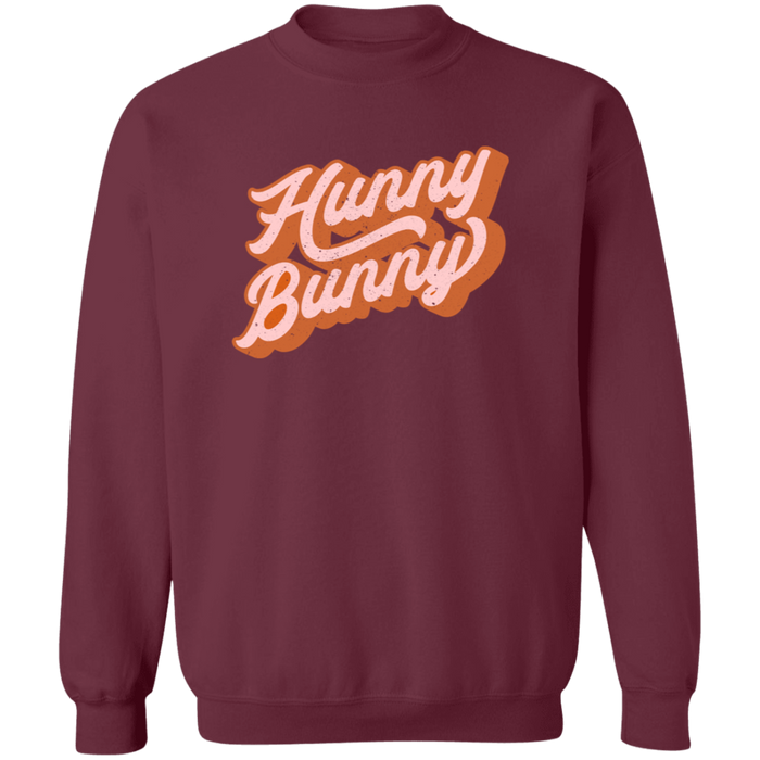 Hunny Bunny crewneck sweatshirt in Maroon