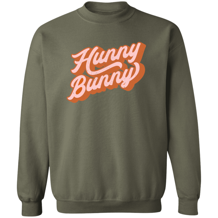 Hunny Bunny crewneck sweatshirt in Military Green