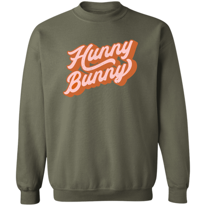 Hunny Bunny crewneck sweatshirt in Military Green