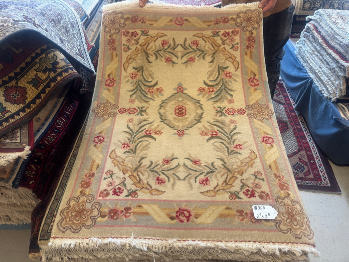 Indian Sarouk -  2’6” X 3’5”