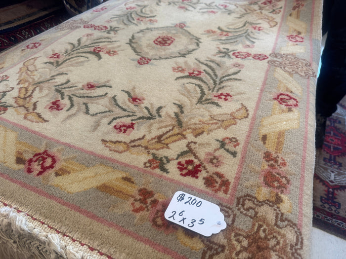 Indian Sarouk -  2’6” X 3’5”