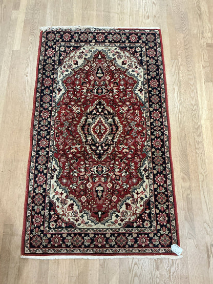 Indian Sarouk - 3'1” X 5'4”