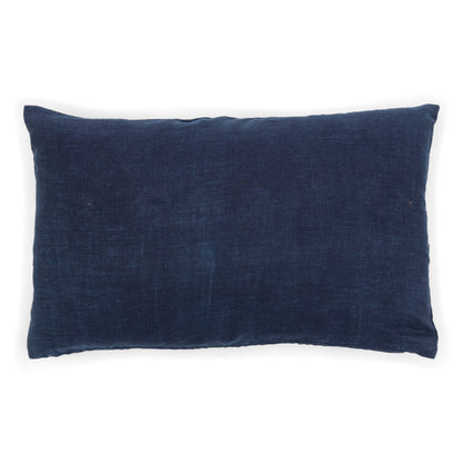 Indigo Dyed Linen Pillow