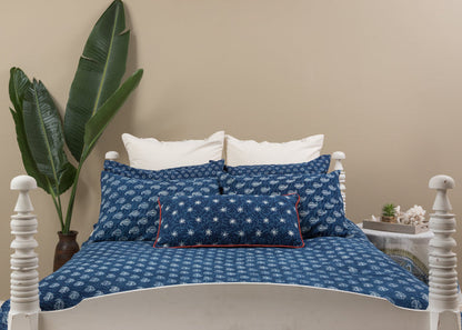 Indigo Sitara Pillow Cover