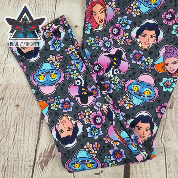 K Pop demon hunters kids leggings