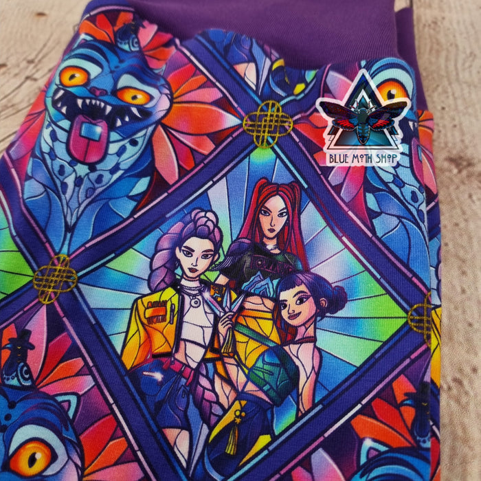K Pop demon hunters kids leggings