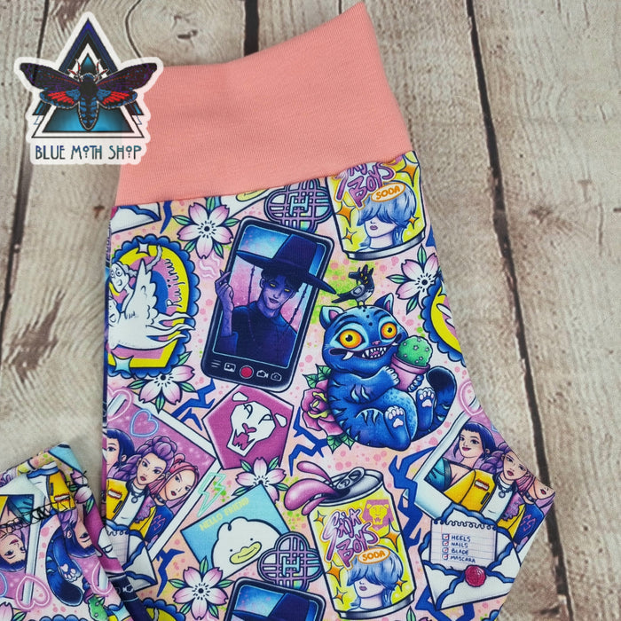 K Pop demon hunters kids leggings