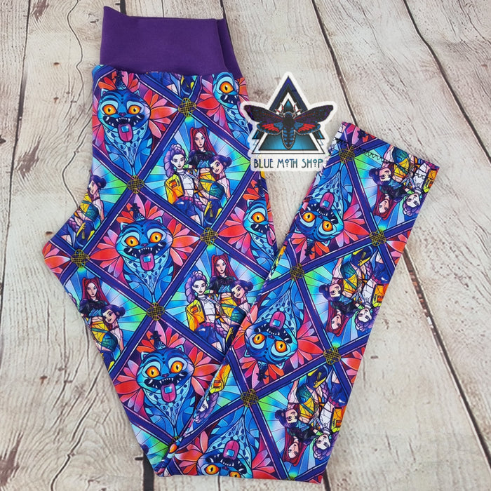 K Pop demon hunters kids leggings