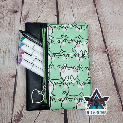 Kawaii Frogs Notebook with removable cover A5