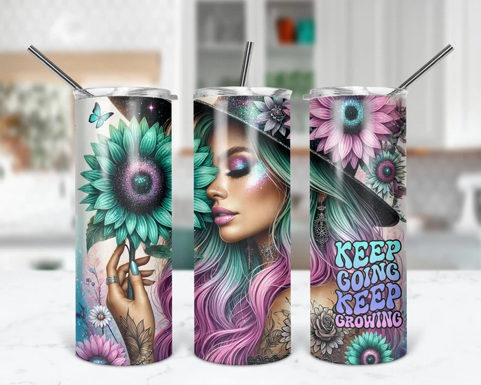 Keep Going Keep Growing | 20 oz Tumbler