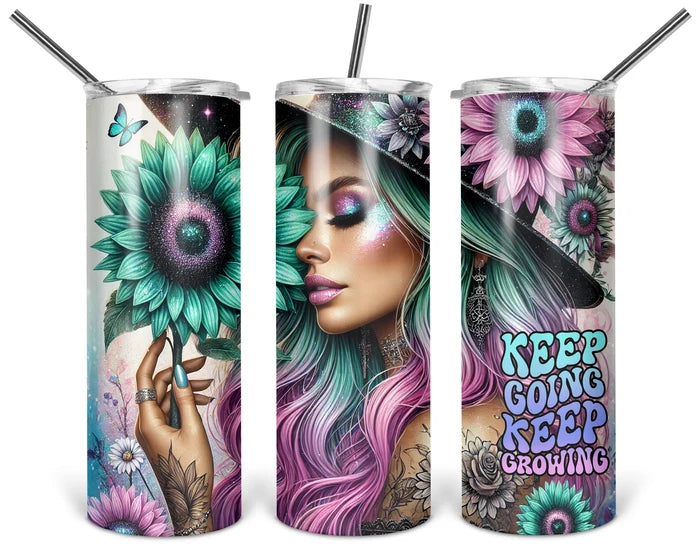Keep Going Keep Growing | 20 oz Tumbler