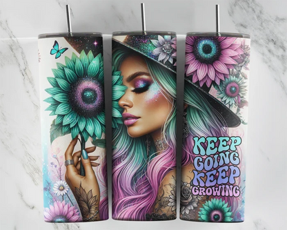 Keep Going Keep Growing | 20 oz Tumbler