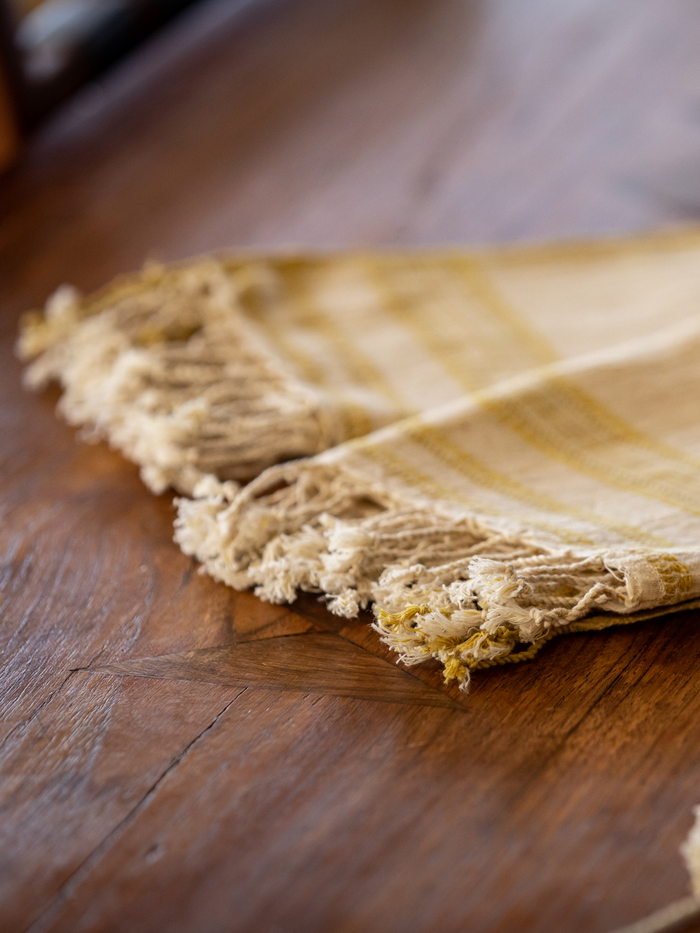 Khamir Yellow Woven Napkin Set