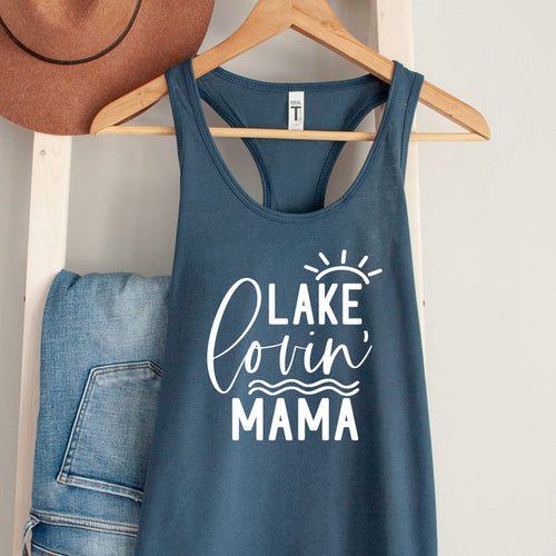 Lake Lovin' Mama graphic tank top