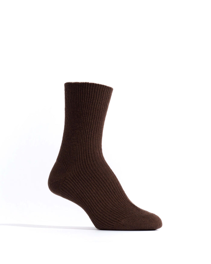 Lanai cashmere socks 70% wool 30% cashmere Chocolate - Anonymous Copenhagen Socks