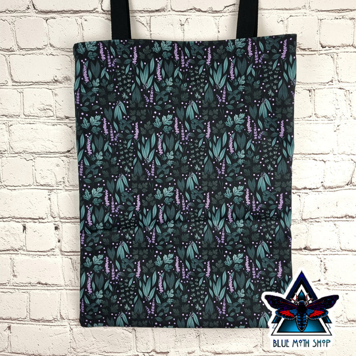 Lavender Herbs 100% Cotton Canvas Tote Bag