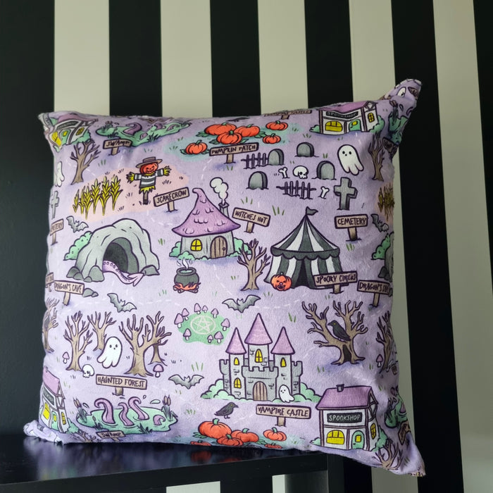 Lilac Pumpkin Patch Soft Cushion