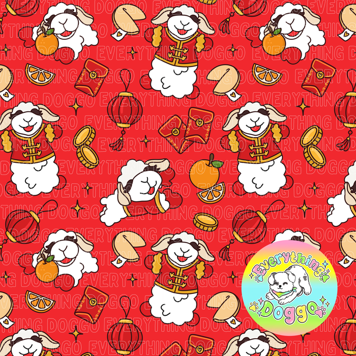 Lunar New Year Lamby - Bandana