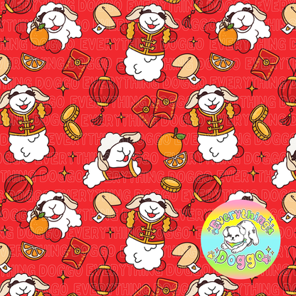 Lunar New Year Lamby - Bandana