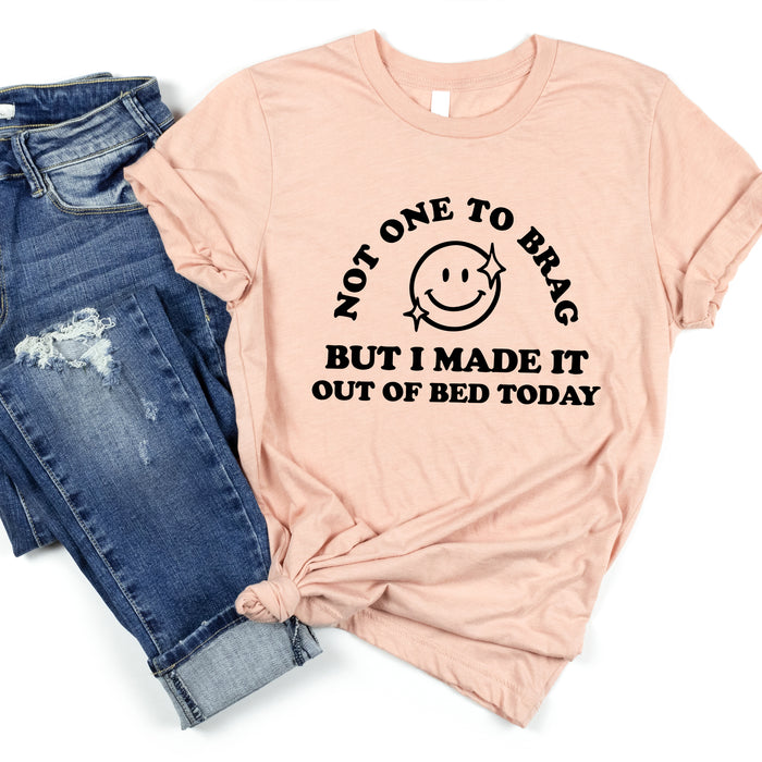 Made It Out Of Bed Today graphic t-shirt, product photo 2
