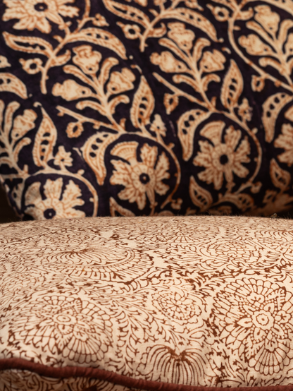 Madurai Charcoal/Brown Decorative Pillow Cover
