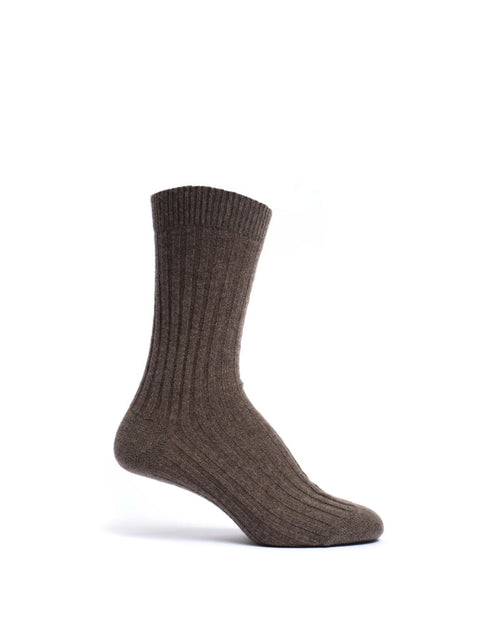 Magdai cashmere socks 100% cashmere (socks) Dark taupe - Anonymous Copenhagen