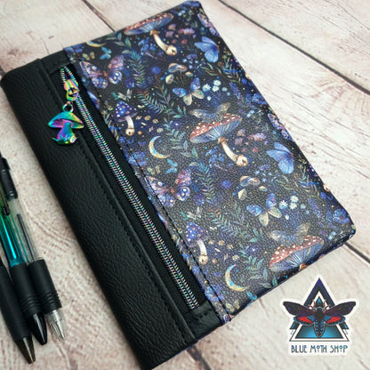 Magic Forest Mushrooms Notebook with removable cover A5