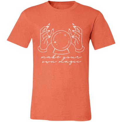 Make Your Own Magic Tarot graphic t-shirt in Heather Orange