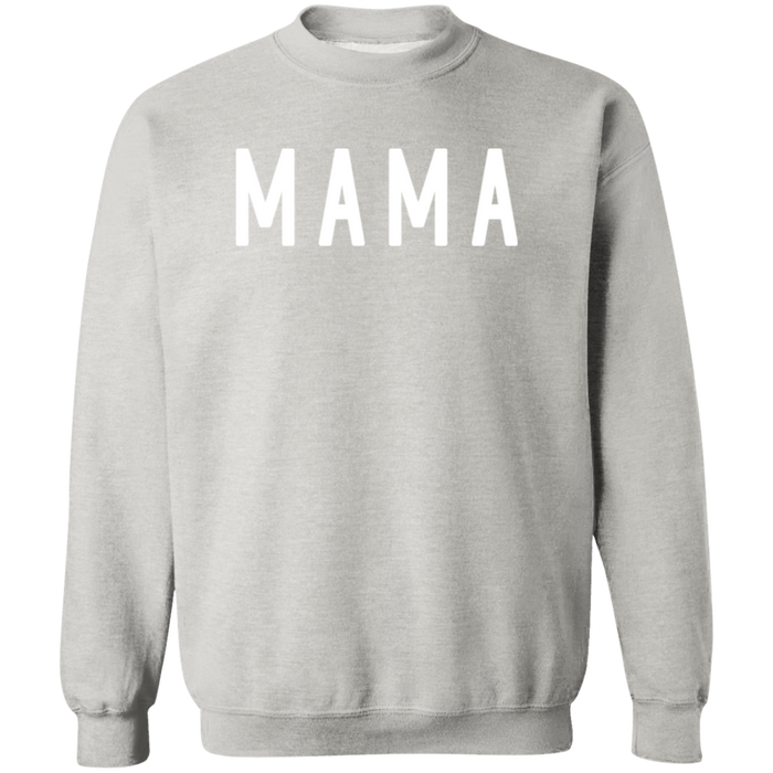 Mama Block crewneck sweatshirt in Ash