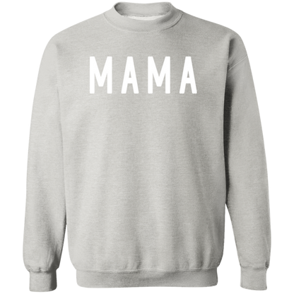 Mama Block crewneck sweatshirt in Ash