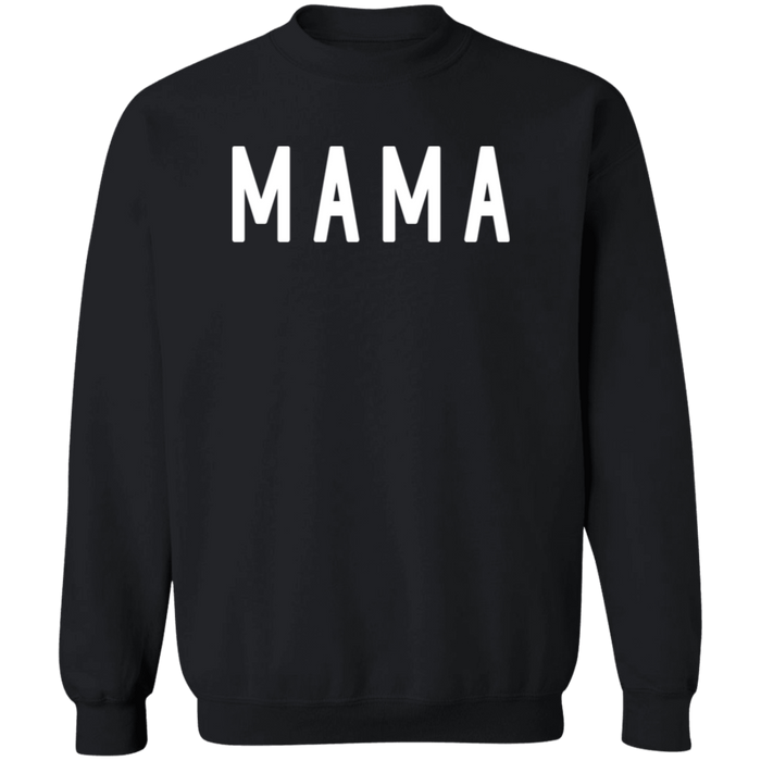 Mama Block crewneck sweatshirt in Black