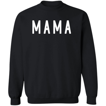 Mama Block crewneck sweatshirt in Black