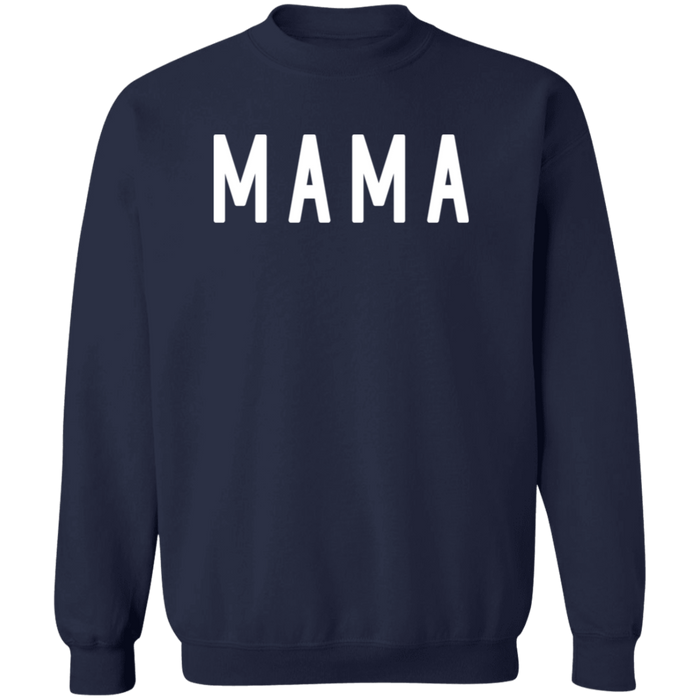 Mama Block crewneck sweatshirt in Navy