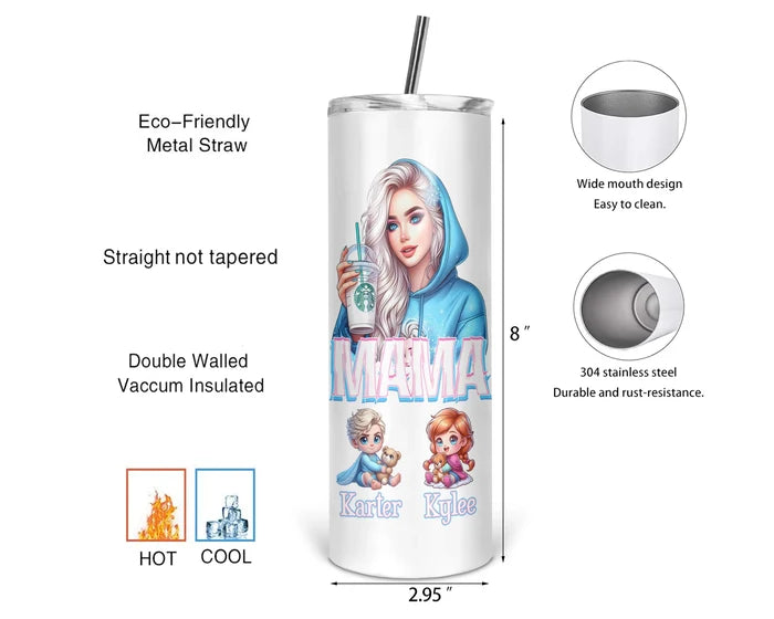 Mama’s Frozen Kingdom | Personalized 20 oz Tumbler