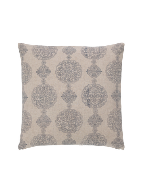 Manali Medallion Slate Decorative Pillow Cover