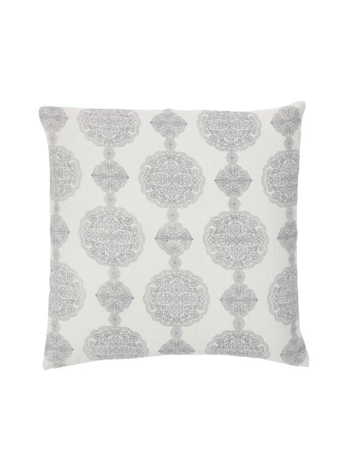Manali Medallion Slate Decorative Pillow Cover