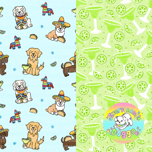 Margarita Pups - Bandana (Reversible)