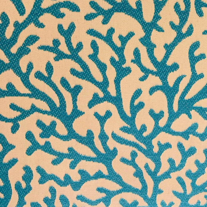 Marlin Vines Blue, cream Floral Luxury Throw Pillow - Plutus Brands