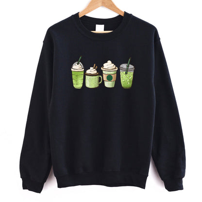Matcha Addict crewneck sweatshirt, product photo 3