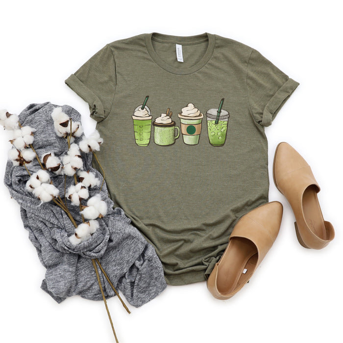Matcha Addict graphic t-shirt, product photo 2