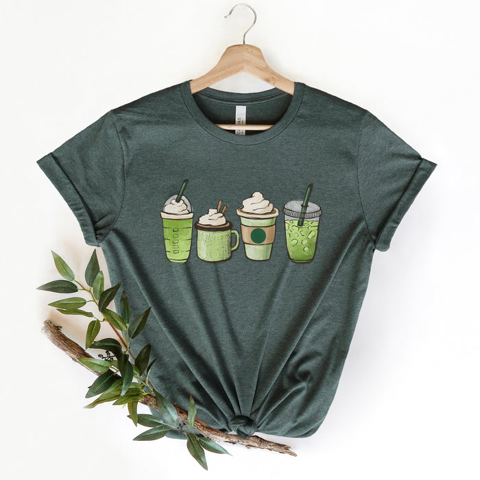 Matcha Addict graphic t-shirt, product photo 3