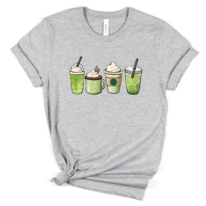 Matcha Addict graphic t-shirt, product photo 4