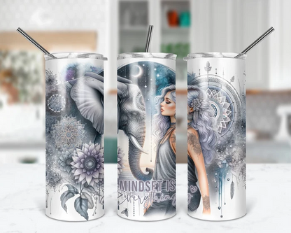 Mindset Is Everything | 20 oz Tumbler
