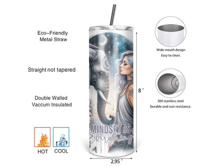 Mindset Is Everything | 20 oz Tumbler