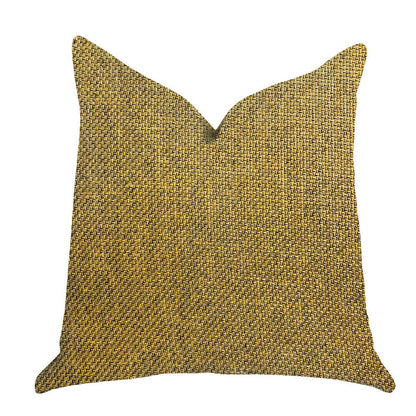 Mustard Seed Luxury Throw Pillow in Dark Yellow - Plutus Brands